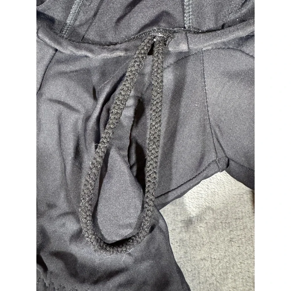 Vintage REI Shorts Mens Small Black Cycling Padded Bike 80s Nylon Lycra USA